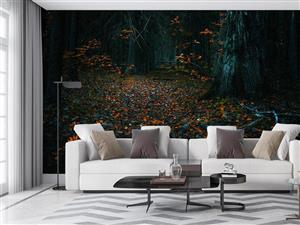 پوستر دیواری جنگل تاریک W10293500
