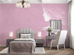 پوستر دیواری چهره دختر W10273900
