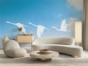 پوستر دیواری آسمان و پرنده W10245800