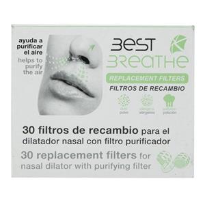 فیلتر بینی بست بریس مدل NF05023 مناسب برای ماسک بینی NF05021 فیلتر یدکی برای ماسک ضد گردوغبار Best Breathe Nasal Filters NF05023 For Nasal Mask NF05021 Pack Of 30