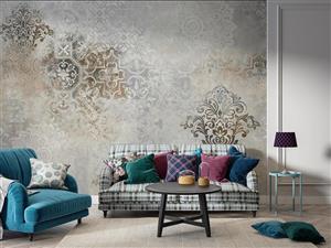 کاغذ دیواری داماس پتینه W13395900