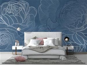 کاغذ دیواری گل جدید مدرن W10269200