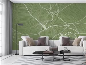 کاغذ دیواری برگ سبز W10260200