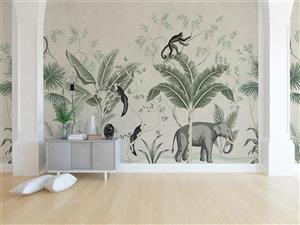 کاغذ دیواری طرح طبیعت حیوانات W10246200