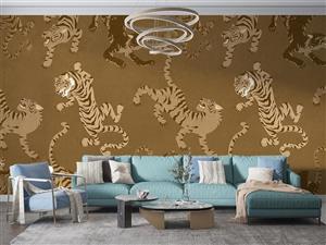 کاغذ دیواری لاکچری ببر W10250500