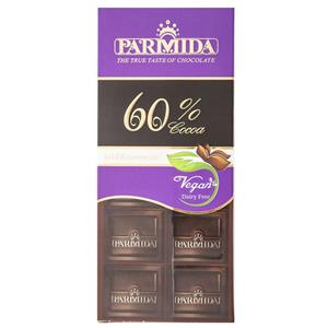 شکلات تلخ 60 درصد پارمیدا مقدار 80 گرم Parmida 60 Percent Dark Chocolate 80gr