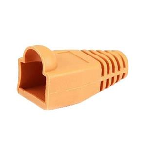 روکش سوکت شبکه RJ-45 رنگ نارنجی بسته 100 عددی