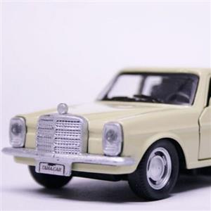 ماکت ماشین فلزی مرسدس بنز  220 (mercedes benz 220)موجود به رنگ کرمی
