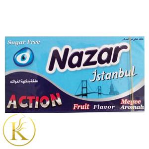 آدامس نظر استانبول ترکیه با طعم میکس میوه بدون قند (14 گرم) Nazar Istanbul