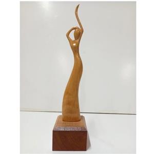 تندیس طرح رقص صنایع دستی چوبی و دکوری خاص