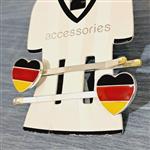 گیره سر زیبا برند معروف طرح پرچم آلمان دخترانه بچگانه...روزانه بدلیجات 50 درصد تخفیف رو استوری میکنیم.مارو دنبال کنید.