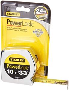 متر مدل Stanley POWERLOCK TAPE RULES  ارسال 10 الی 15 روز کاری