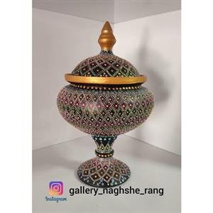 جاشکلاتی تک پایه نقطه کوبی سفالی
