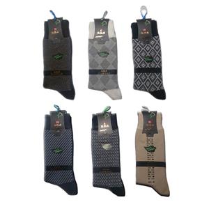 جوراب مردانه نانو ای اچ ای مدل 999 مجموعه 6 عددی