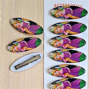 گیره مو انبری رزینی طرح السا و آنا