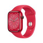 ساعت هوشمند جدید Apple Watch Series 8 (GPSCellular 45mm)  (محصول) قاب آلومینیومی قرمز با بند ورزشی قرمز (محصول)  معمولی. ردیاب تناسب اندام، برنامه های اکسیژن خون و نوار قلب، مقاوم در برابر آب  ارسال 10 الی 15 روز کاری