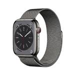 ساعت هوشمند جدید Apple Watch Series 8 (GPSCellular 45mm)  قاب فولادی ضد زنگ گرافیتی با حلقه گرافیتی میلانی. ردیاب تناسب اندام، برنامه های اکسیژن خون و نوار قلب، مقاوم در برابر آب  ارسال 10 الی 15 روز کاری