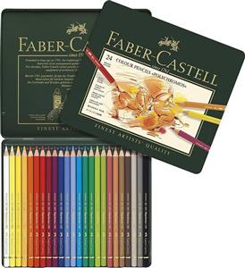 مداد رنگی 24 فابر کاستل مدل پلی کروم faber castell polychromos colour 