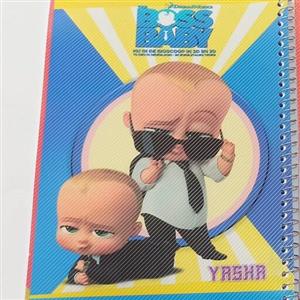 دفتر نقاشی سیمی جلد طلقی 50برگ