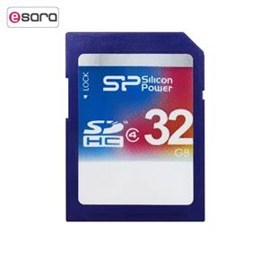 کارت حافظه SDHC سیلیکون پاور کلاس 4 سرعت 120MBps ظرفیت 32 گیگابایت