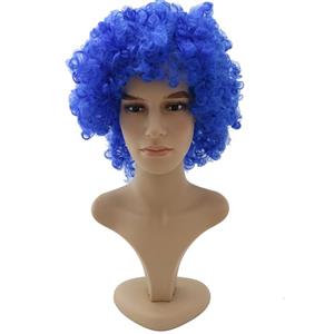 کلاه گیس هواداری آبی کد kf1