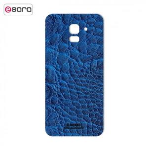 برچسب تزئینی ماهوت مدل Crocodile Leather مناسب برای گوشی  Samsung J6 MAHOOT Crocodile Leather Special Texture Sticker for Samsung J6