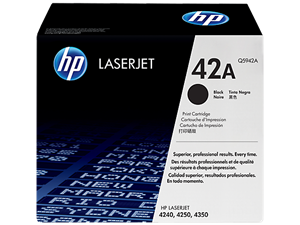 HP 42A Black LaserJet Toner Cartridge طرح تونر اچ پی 42A مشکی