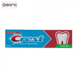 خمیر دندان کرست سری Protection مدل Fresh Mint حجم 100 میلی لیتر Crest Protection Fresh Mint Toothpaste 100ml