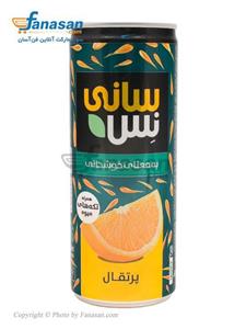 نوشیدنی بدون گاز پرتقال همراه با تکه های میوه سانی نس حجم 240 میلی لیتر Sunny Ness Orange With Fruit Pieces 240ml