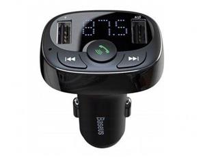 شارژر فندکی با قابلیت پخش موسیقی و تماس بیسوس Baseus S09A T-Type Bluetooth Car Charger CCTM-01 