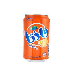 نوشابه پرتقالی قوطی فانتا 330 میلی‌‌لیتری  Fanta Orange Drink 330ml