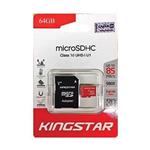 Kingstar UHS-I U1 Class 10 85MBps microSDHC With Adapter 64GB