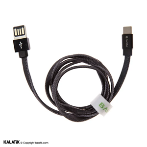 کابل تبدیل USB Type-A به USB Type-C باوین مدل CB-187 به طول 1.0 متر