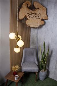 آویز لوستری خاص مدل تیدا چهار شعله