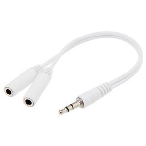 کابل تبدیل 1 به 2 جک 3.5 میلیمتری هدفون مدل AUX splitter