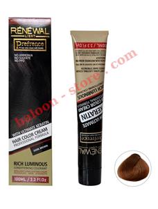 رنگ مو رنوال بدون آمونیاک شماره 7.3 حجم 100ml رنگ بلوند طلایی