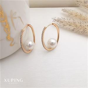 گوشواره حلقه مروارید ژوپینگ