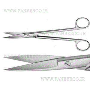 قیچی دو سر تیز صاف «اسکولاپ» طول ۲۰ سانتی متر