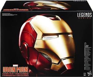 اکشن فیگور کله آیرومن ( پک کارتن کمی خوردگی دارد و جعبه باز شده) Marvel Legends Iron Man Electronic Helmet