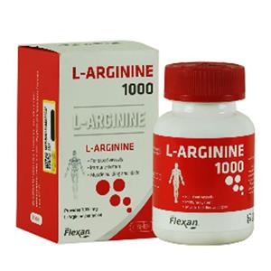 قرص ال آرژینین 1000 میلی گرم فلکسان Fisher Flexan L-Arginine 1000 Mg 30 Tabs 