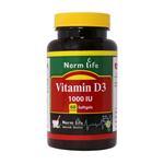 سافت ژل ویتامین D3 1000 واحد نورم لایف 60 عدد Norm Life Vitamin D3 1000 IU 60 Softgels