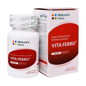 کپسول ویتا فرو نیچرز پلنتی 60 عدد Natures Plenty Vita Ferro Tabs 