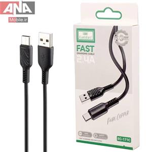 کابل تایپ سی فست شارژ Earldom EC-171C 2.4A 1m