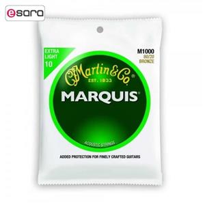 سیم گیتار اکوستیک مارتین مدل m1000 MARQUIS 010 Martin M1000 marquis acoustic guitar string 