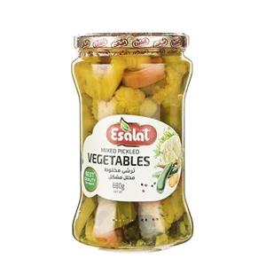 شور مخلوط اصالت مقدار 680 گرم Esalat Salt Pickled Vegtables gr 