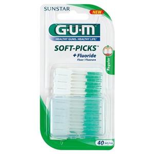 خلال بین دندانی جی یو ام مدل Soft Picks بسته 40 عددی G.U.M Toothbrush 40pcs 