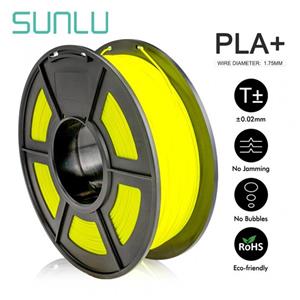 فیلامنت PLA PLUS برند SUNLU رنگ زرد 1.75MM