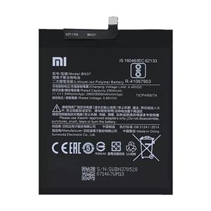 باتری اورجینال شیائومی BN37 ظرفیت 2900 میلی آمپر ساعت Xiaomi Redmi 6/6a Battery BN37 3000mAh