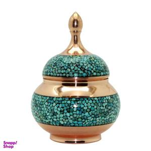 قندان مسی فیروزه کوب کد FPR 02