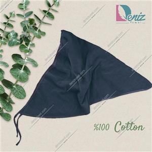 حوله سر طرح ساده مدل روسری رنگ نوک مدادی